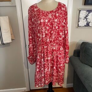 Women’s pink and white dress by Halogen